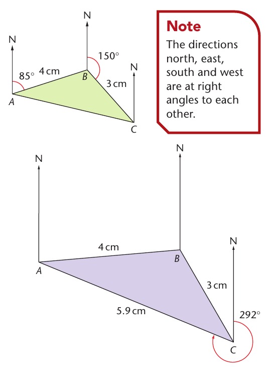 Original textbook scale and bearing construction example