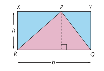 Triangle with perpendicular height